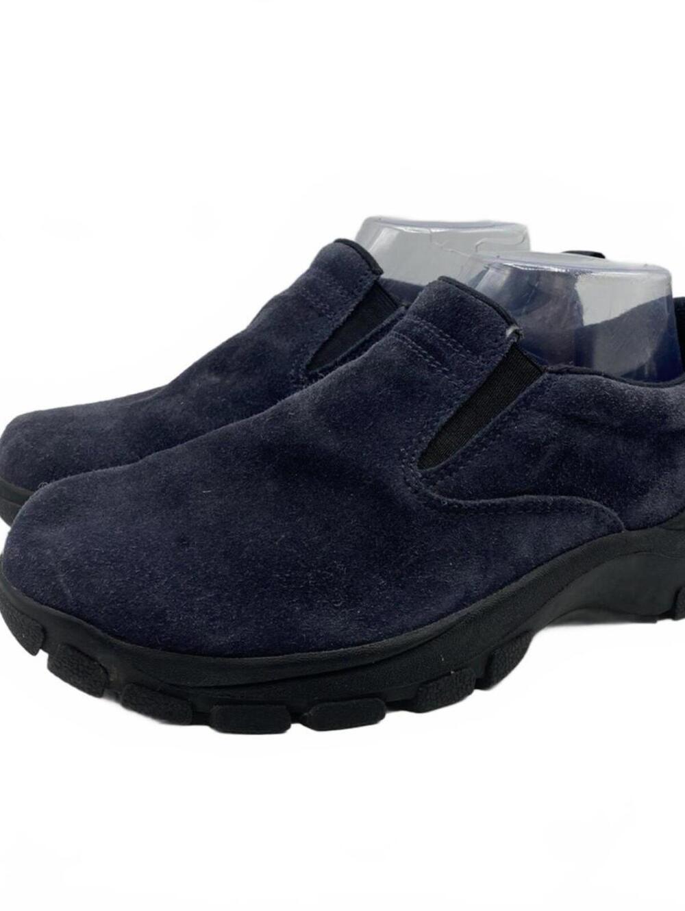 Lands End Women  SHoes  Navy Blue Suede Slip-On Size 8